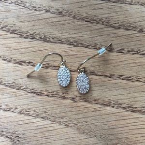 Express Gold Jewel Dangle Drop Earrings